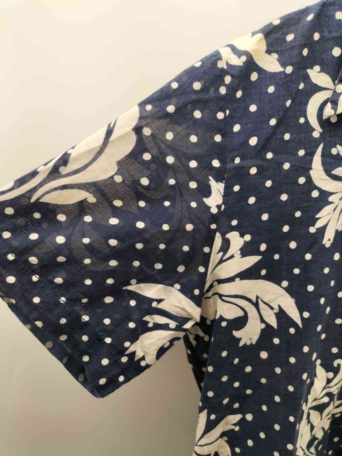 ティグルブロカンテ TIGRE BROCANTE ドット 総柄 開襟 S/S アロハ シャツ メンズ JPN:2